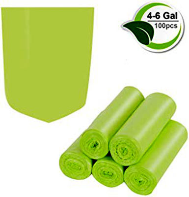 4-6 gallonafval Recycling &amp; de Chemisch afbreekbare Kleine Zakken van de Papiermandvoeringen van het Huisvuil Composteerbare Sterke Vuilnis voor Keukenbadkamers