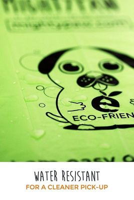 Doet het vriendschappelijke doggieafval van HUISDIERENeco houder van de het achterschipzak van de poozak 100% de composteerbare gedrukte in zakken
