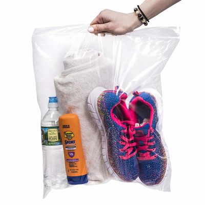 Resealable Enige Plastic Zak van de Spoorritssluiting voor Verpakkingsjuwelen/Parels/Muntstukken