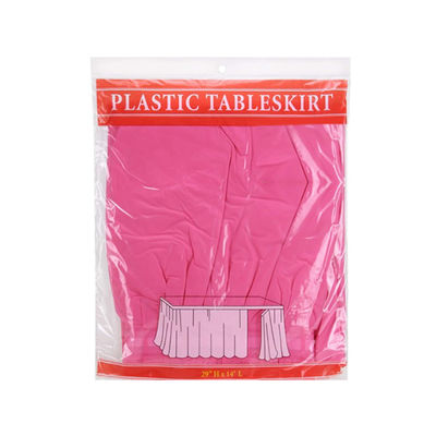 De vlotte Rokken van de Oppervlakte Beschikbare Plastic Lijst voor de Decoratie van de Cateringslijst