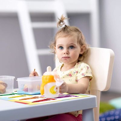 Wegwerpproduct Vier Douaneontwerp het Dineren Placemats van Topper van de premie Waterdicht 12X18“ 0.05mm Plastic Lijst voor Baby