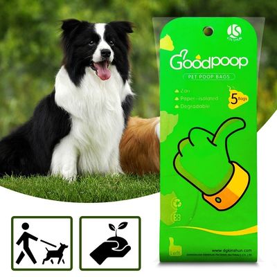 EPI Biologisch afbreekbare Producten voor van het de Hondafval van het Honden Composteerbare Opnieuw te gebruiken Groene Huisdier het Achterschipzak met Houder